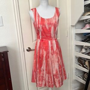 Coral size 6 Tahari dress
